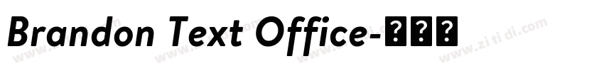 Brandon Text Office字体转换
